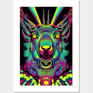 Psychedelic Pop art - GOAT Posters and Art